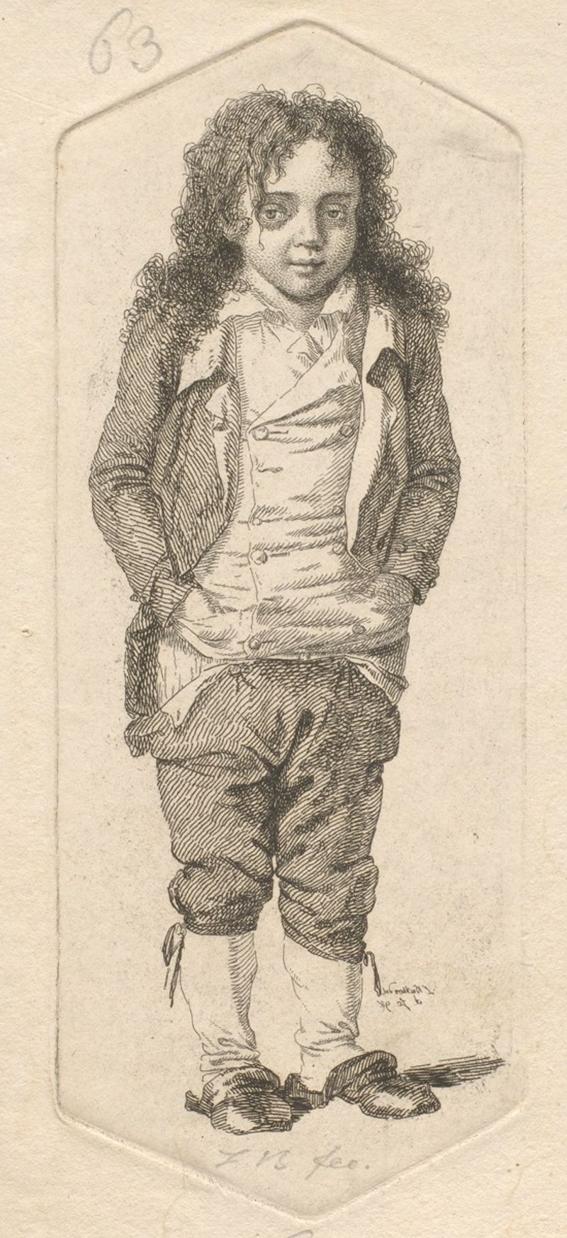 Ludwig Buchhorn: Junge mit den großen Latschen. 1798, Gleimhaus